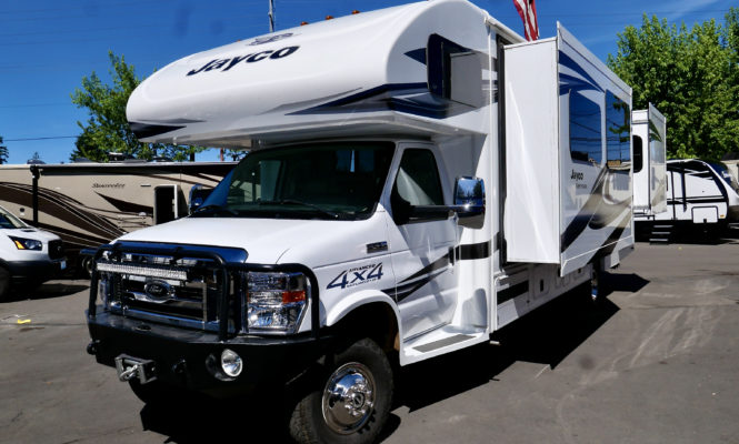 2018 Jayco GREYHAWK 29MV Class-C, 2-Slides, Leveling Jacks, Custom 4X4-Image