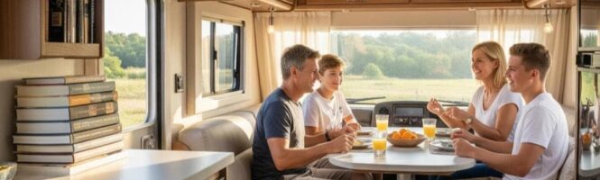 A family picture than can live in an RV