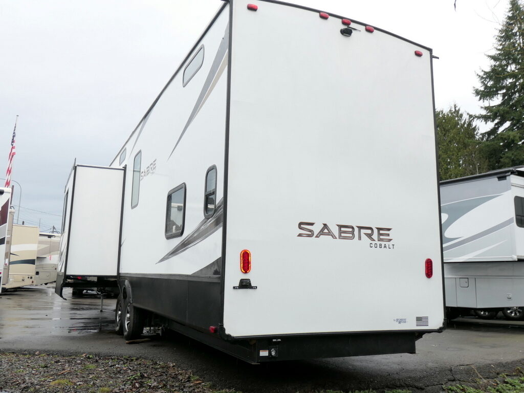 2022 Forest River SABRE 37FLL 5th Wheel, 4-Slide-Outs, Front Living, Double Loft!-Image