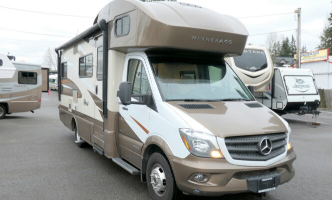 2017 Winnebago VIEW 24G Class-C, Mercedes Diesel, 2-Slides, Auto Jacks-Image