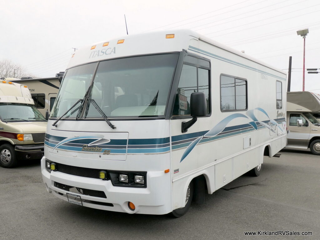 2000 Itasca SUNRISE 26P SE Class-A, By Winnebago, Leveling Jacks, Lithiums and Solar!-Image