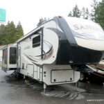 2018 Forest River SANIBEL 3651 5th Wheel, 3-Slide-Outs, Rear Living-Thumbnail