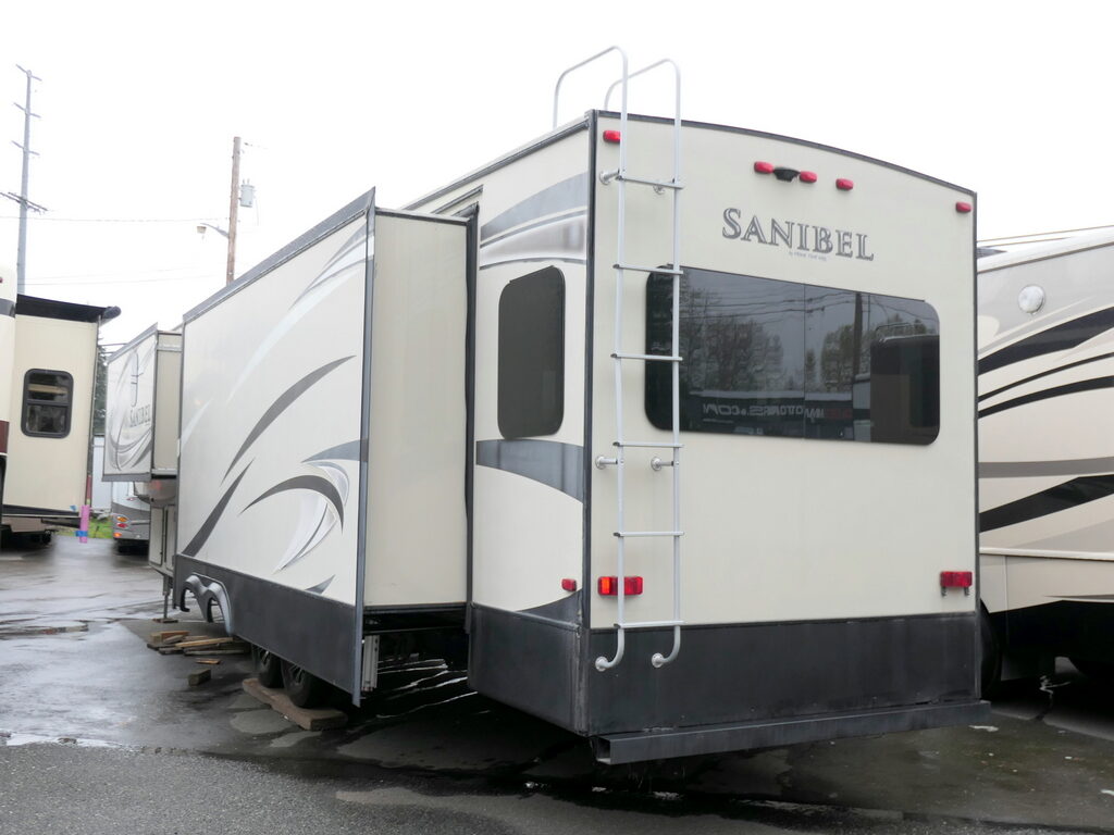2018 Forest River SANIBEL 3651 5th Wheel, 3-Slide-Outs, Rear Living-Image