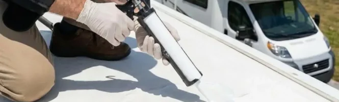 how to repair a RV roof