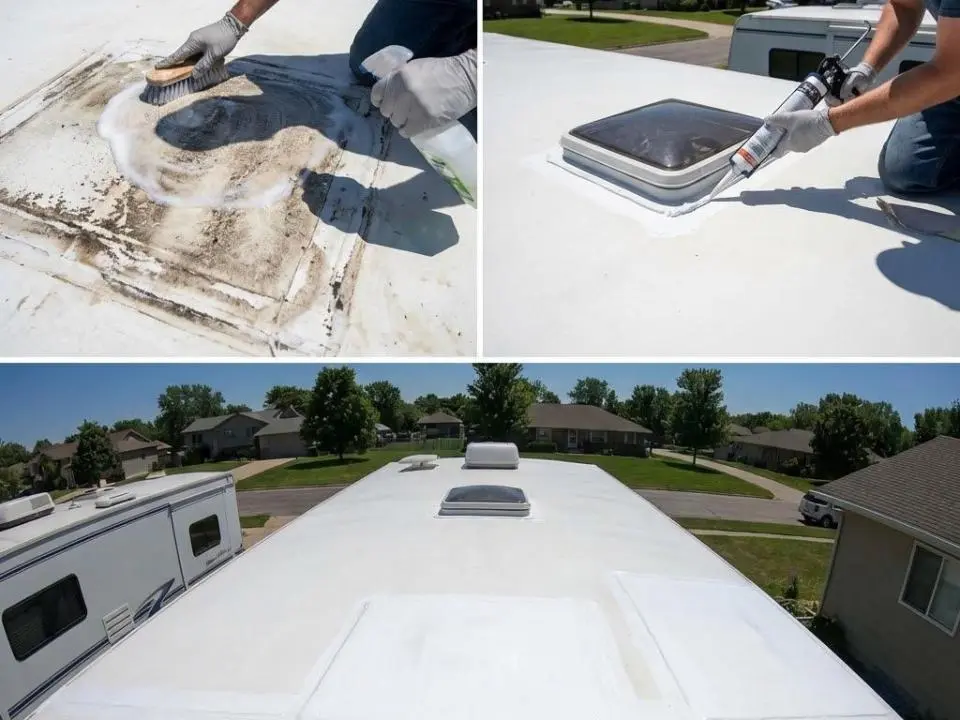 how to repair an RV roof