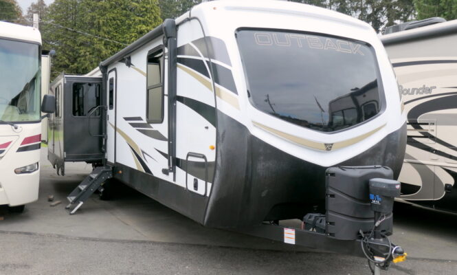 2022 Keystone RV OUTBACK 330RL Travel Trailer, 3-Slide-Outs, Arctic Barrier-Image