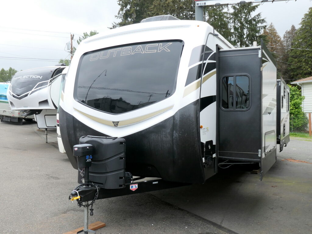 2022 Keystone RV OUTBACK 330RL Travel Trailer, 3-Slide-Outs, Arctic Barrier-Image