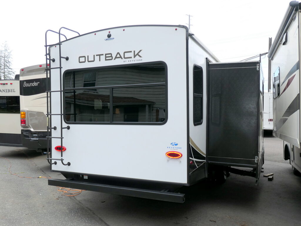 2022 Keystone RV OUTBACK 330RL Travel Trailer, 3-Slide-Outs, Arctic Barrier-Image