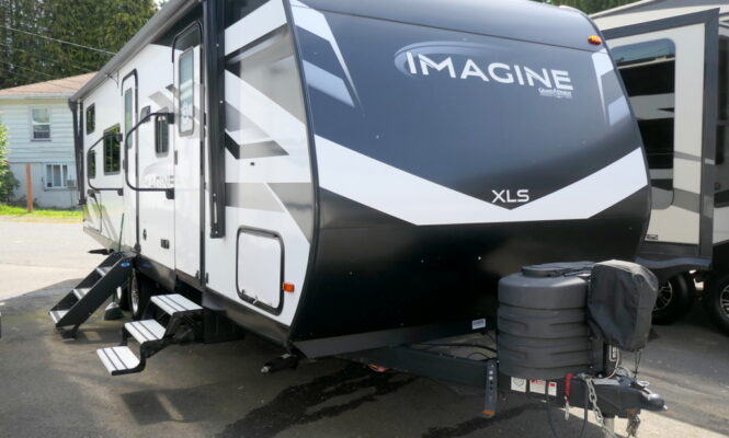 2024 Grand Design IMAGINE XLS 25DBE Travel Trailer, Bunk Beds, Slide-Out, Solar-Image