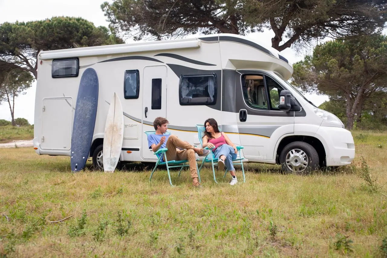 A couple having best rv trips for beginners in usa