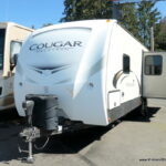 2018 COUGAR HALF-TON 27RESWE Travel Trailer, by Keystone RV, Slide-Out, Auto Jacks-Thumbnail