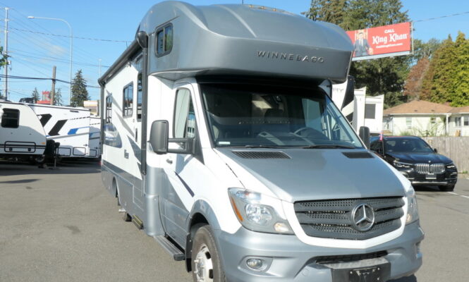 2018 Winnebago VIEW 24V Class-C, Twin Beds, LOW Miles, Mercedes Sprinter-Image