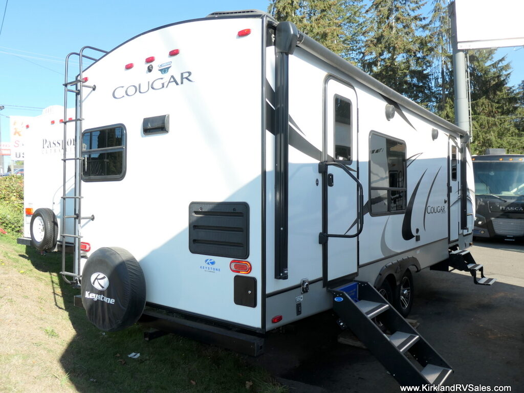 2021 Keystone COUGAR Half-Ton 24SABWE Travel Trailer, Slide-Out, Inverter, Very Clean!-Image