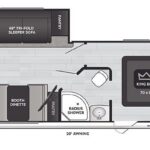 2021 Keystone COUGAR Half-Ton 24SABWE Travel Trailer, Slide-Out, Inverter, Very Clean!-Thumbnail